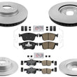 Disc Brake Rotors & Ceramic Brake Pads for Honda Accord Sport Touring 2018-2022