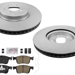 Front Disc Brake Rotors & Brake Pads for Honda Accord Sport Touring 2018-2022