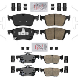 AME PTC Ceramic Brake Pads Front & Rear for Honda Accord Sport Touring 2018-2022