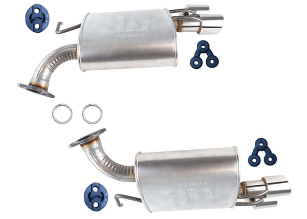 Left And Right Rear Dual Mufflers for Toyota Camry XSE 2018 2019 2020 2021 2022