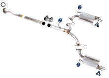 Dual Muffler Exhaust System Pipes for Toyota Camry XSE 2018 2019 2020 2021 2022