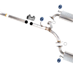 Dual Muffler Exhaust System Pipes for Toyota Camry XSE 2018 2019 2020 2021 2022