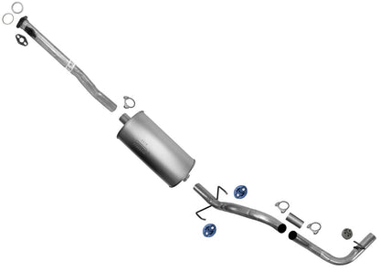 Exhaust System Pipe Muffler For Toyota Tacoma 01-2004 3.4L 4WD Xtra & Double Cab