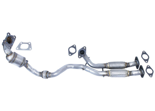 Front Catalytic Converter with Engine Flex Pipes for Cadillac SRX 2012-2016 3.6