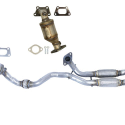 Front & Rear Catalytic Converter with Engine Flex Pipes for Cadillac SRX 12-2016