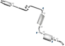 Single Outlet Economy Muffler Exhaust Pipe System for Chrysler 300M 1999-2004
