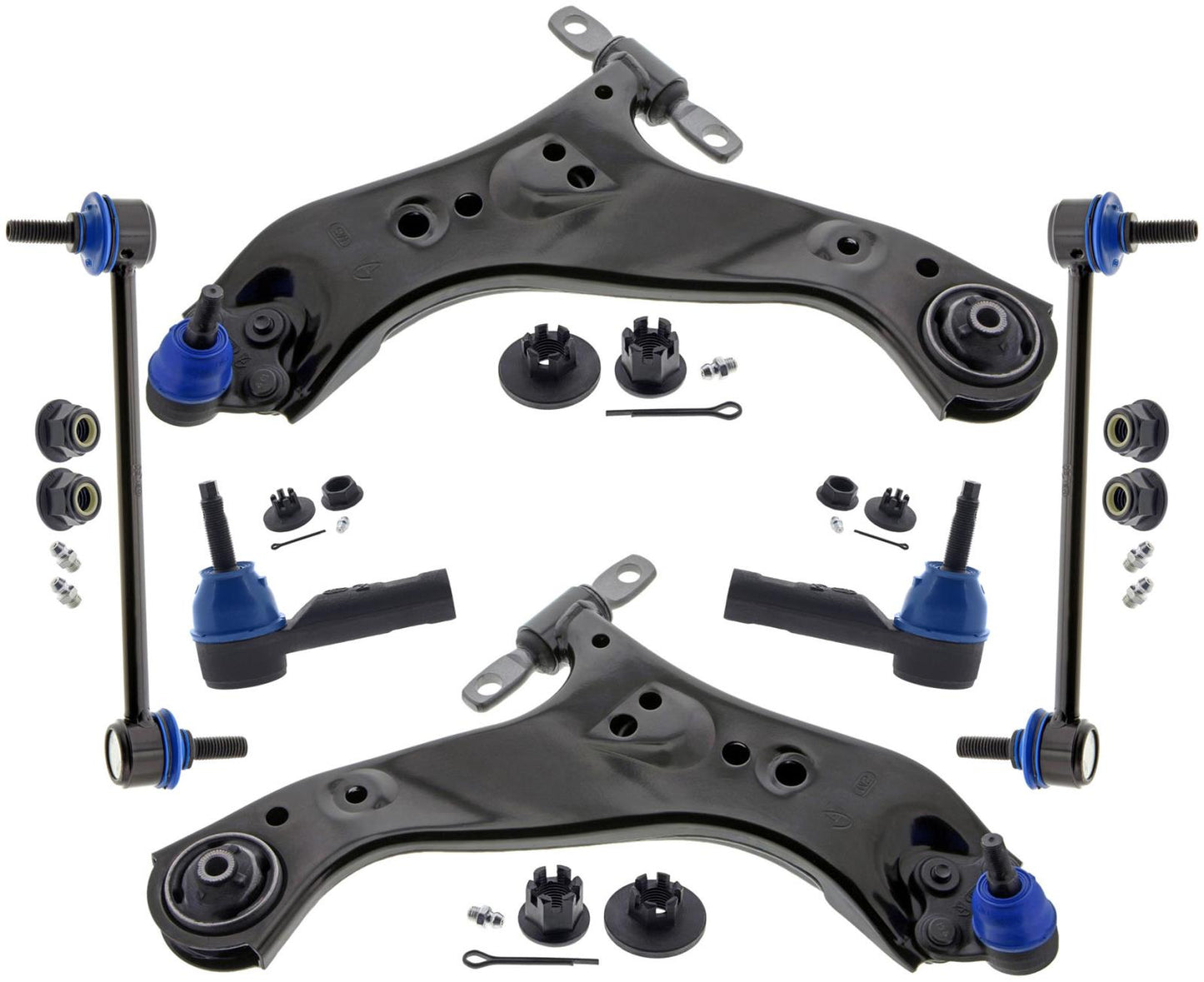Front Lower Control Arms Ball Joints Tie Rods & Links For Toyota Rav4 2019-2024