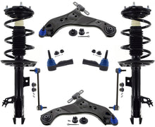 Front Complete Strut Control Arms Tie Rods & Links For Toyota Rav4 2019-2024