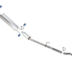 Silenciador de tubo del sistema de escape para Ford Transit 250 15-19 3.7L con distancia entre ejes de 138