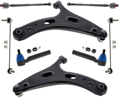 Mevotech Front Lower Control Arms Tie Rods & Links For Subaru Crosstrek 19-2025