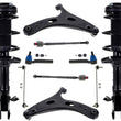 Front Complete Struts Control Arms Tie Rods & Links For Subaru Crosstrek 19-20