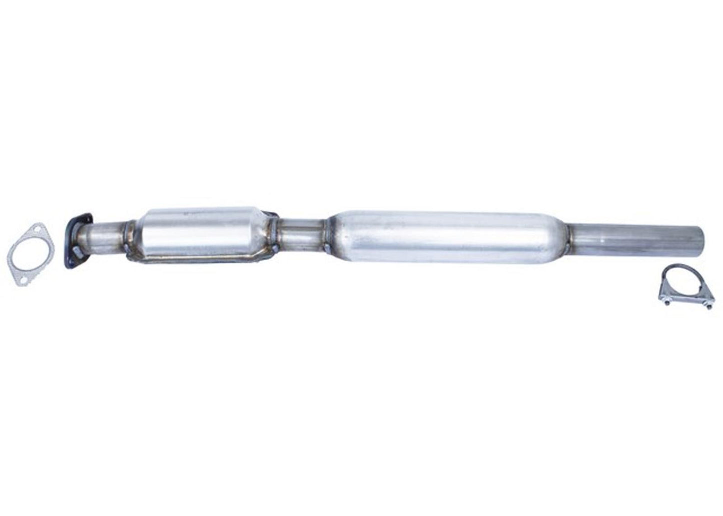 Rear Lower Catalytic Converter with Resonator for Ford Explorer 2016-2019 2.3L