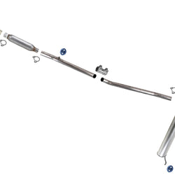 Catalytic Converter Resonator Exhaust System Muffler for Buick Encore 13-21 1.4L