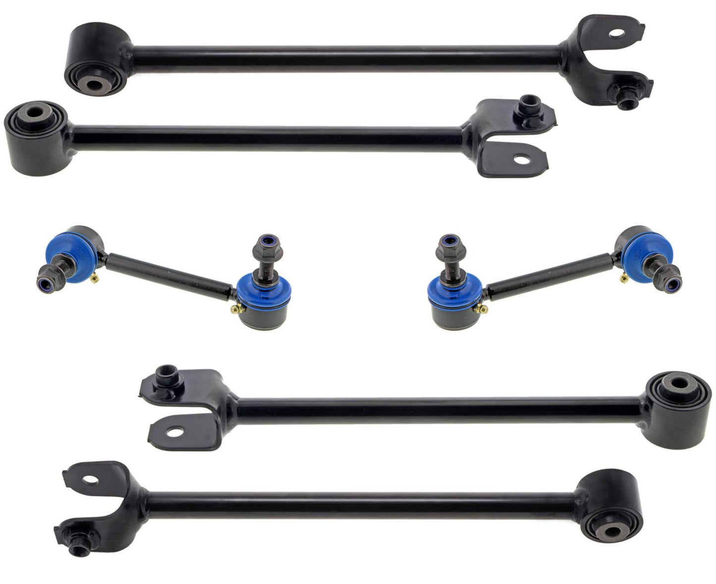 Mevotech Rear Control Arms W/ Bushings & Sway Bar Links For Acura TLX 15-2020