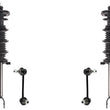 Rear Complete Struts Assembly & Rear Sway Links For Acura TLX 2015-2018