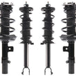 Front & Rear Complete Struts W/ Coil Spring & Links For Acura TLX 3.5L 15-2018