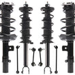 Front & Rear Complete Struts W/ Coil Spring & Links For Acura TLX 2.4L 15-2018