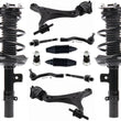 Front Struts Lower Control Arms Tie Rods & Links For Acura TLX 2.4L 2015-2018