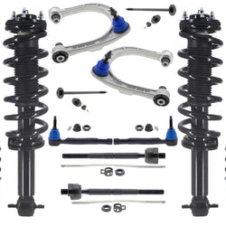 Front Struts W/ Coil Spring Upper Arms Tie Rods & Links For Ford Bronco 21-2023