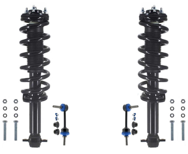 Front Complete Struts W/ Coil Spring  & Sway Bar Links For Ford Bronco 21-2023