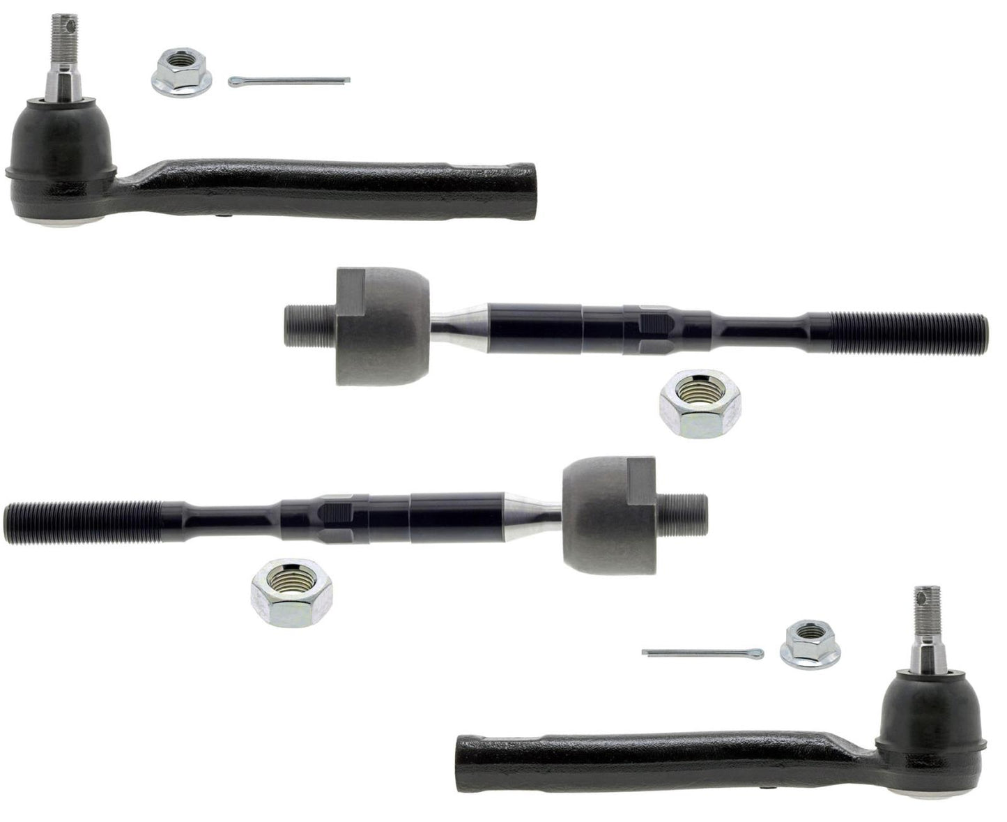 Mevotech Front Inner & Outer Tie Rods For Infiniti QX50 2019-2022