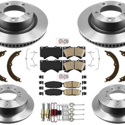 Carbon Performance Brake Rotors Ceramic Pads Hardware For Toyota Tundra 07-21