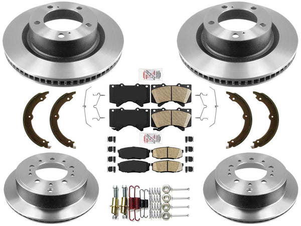 Carbon Performance Brake Rotors Ceramic Pads Hardware For Toyota Tundra 07-21