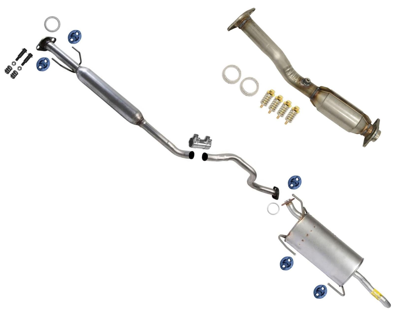 Converter Resonator & Muffler For Nissan Sentra 13-19 1.8L California Emissions