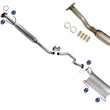 Converter Resonator & Muffler For Nissan Sentra 13-19 1.8L California Emissions
