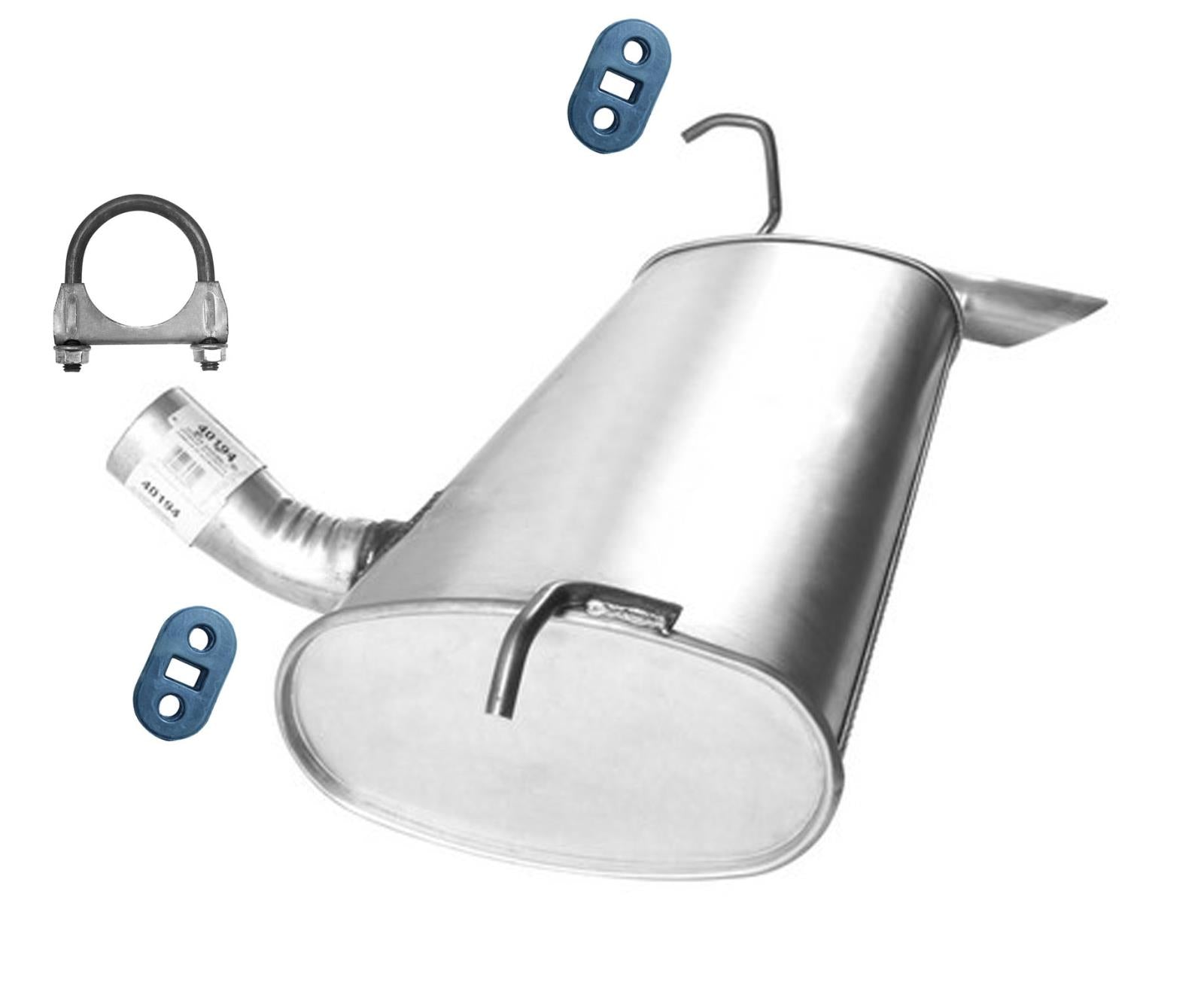 Rear Muffler Assembly W/ Hangers For Jeep Wrangler 3.6L 2012-2017