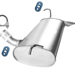 Rear Muffler Assembly W/ Hangers For Jeep Wrangler 3.6L 2012-2017