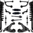 Front Struts Control Arms Tie Rods & Links For Ford F-150 09-13 4 Wheel Drive