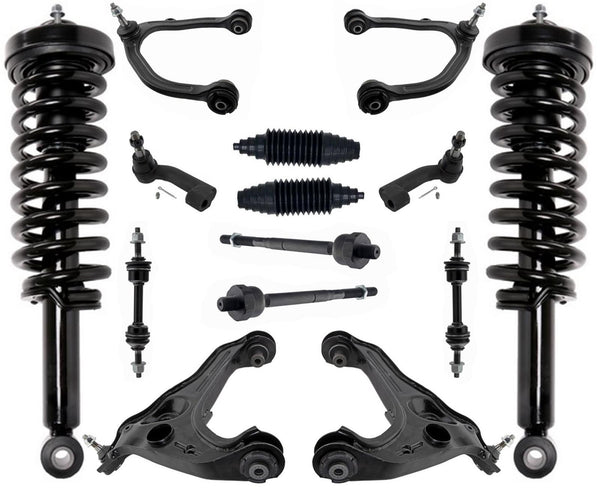 Front Struts Control Arms Tie Rods & Links For Ford F-150 09-13 4 Wheel Drive