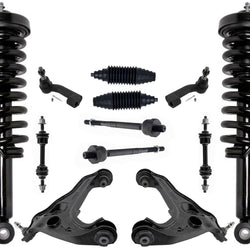 Front Struts Lower Control Arms Tie Rods & Links For F-150 09-13 4 Wheel Drive