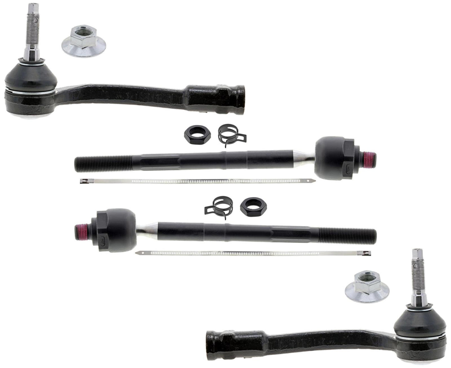 Mevotech Front Inner & Outer Tie Rods For Santa Fe All Wheel Drive 2019-2020