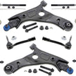 Mevotech Lower Control Arms  Tie Rods & Links For Hyundai Santa Fe 2019-20 FWD