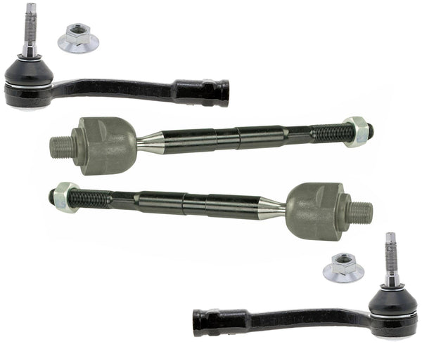 Mevotech Front Inner & Outer Tie Rods For Hyundai Nexo 2019 2020 2021 2022