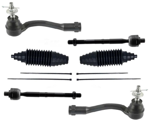 Front Inner & Outer Tie Rods & Boots For Hyundai Nexo 2019 2020 2021 2022