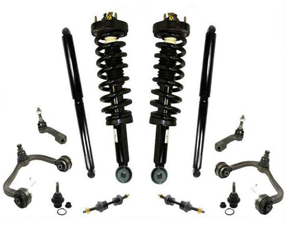 F Coil Spring Struts Control Arms Ball Jnt For 2009 2011 2013 Ford F-150 4WD