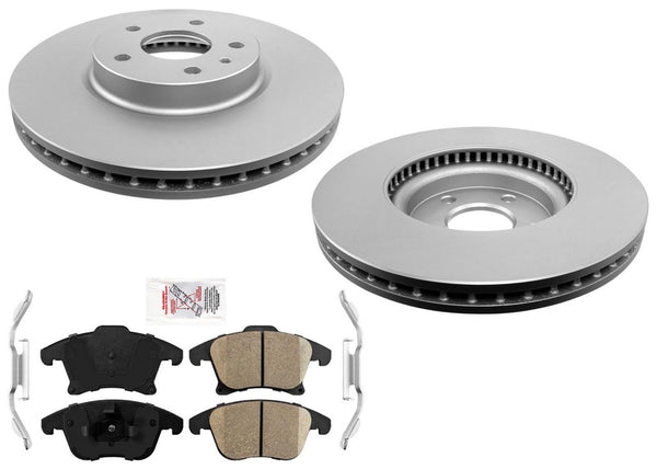 Ft Improved Performance Disc Brake Rotors Pads for Lincoln MKZ Hybrid 2013-2016