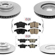 Improved Performance Disc Brake Rotors Pads for Lincoln MKZ Hybrid 2013-2016