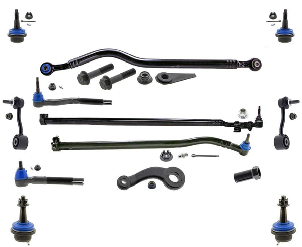 Track Bar Control Arms Ball Joints Tie Rods Pitman Arm For Jeep Gladiator 20-23