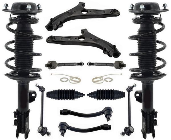 Front Struts Control Arms Tie Rods & Links For Elantra 11-16 GLS Korean Built