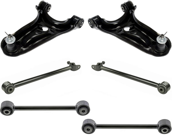 Mevotech Rear Upper & Lower Control Arms W/ Ball Joints For Honda Pilot 2016-23