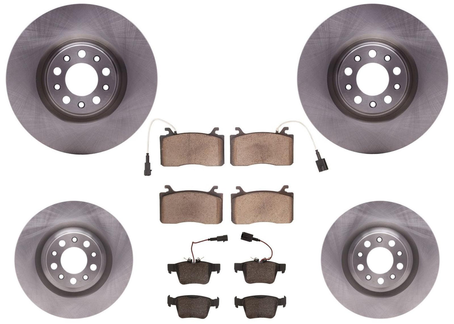 Disc Brake Rotors Brake Pads Sensors for Alfa Romeo Giulia 17-25 Stelvio 2.0L - Photo 1