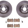 F Disc Brake Rotors Brake Pads Sensors for Alfa Romeo Giulia 17-24 Stelvio 2.0L