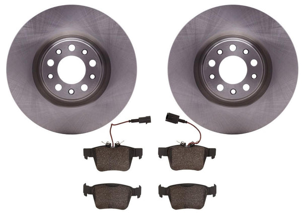 R Disc Brake Rotors Brake Pads Sensors for Alfa Romeo Giulia 17-24 Stelvio 320MM