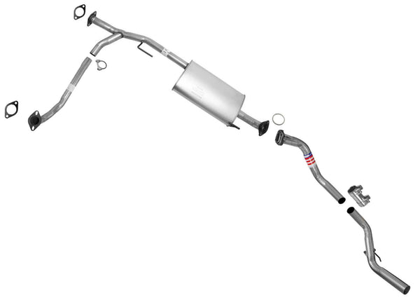 Silenciador y tubos del sistema de escape nuevos para Nissan Armada 5.6L 2005-2006