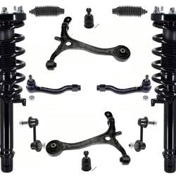 Front Complete Struts Control Arms Tie Rods & Links For Crosstour 3.5L 2012-2015