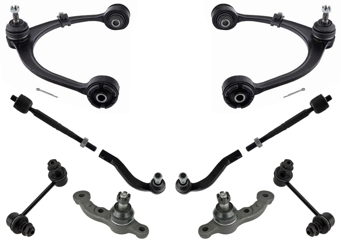 Para 98-00 Lexus LS400 brazos de control juntas esféricas barras de acoplamiento Inn &amp; Out enlaces de barra estabilizadora